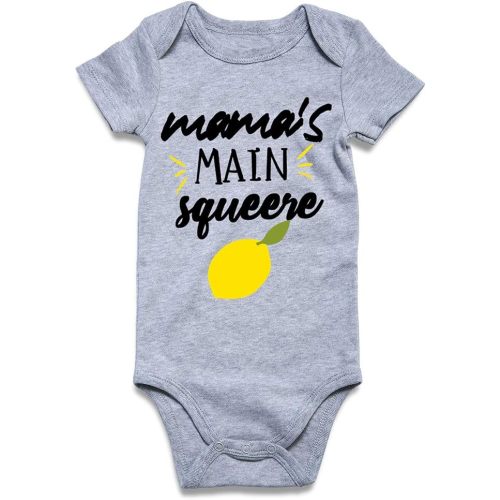 RAISEVERN Baby Boys Girls Clothes Infant Romper Newborn Bodysuits Funny Outfit 0-12 Months