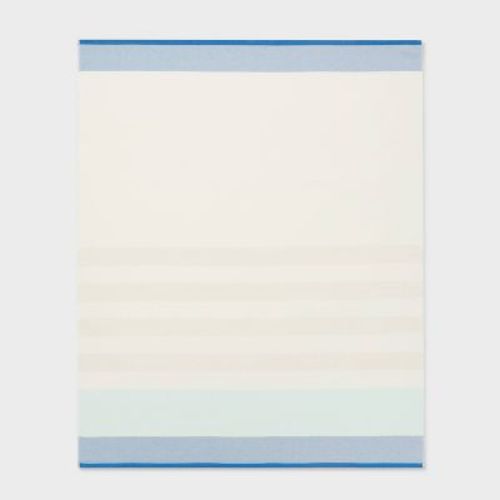 Tan Striped Oversized Jumbo Beach Towel - Sun Squad™
