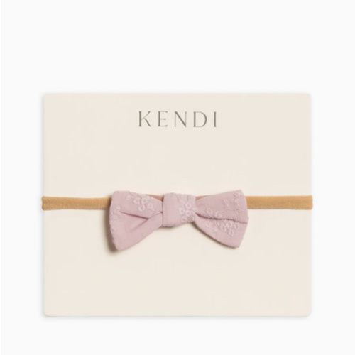 Eyelet Dainty Bow - Ribbed Collection