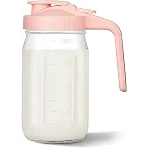 Glass Milk Pitcher