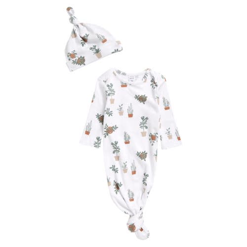 Knotted Gown & Hat Set
