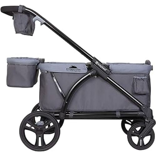 Baby Trend Expedition 2-in-1 Stroller Wagon PLUS, Ultra Grey