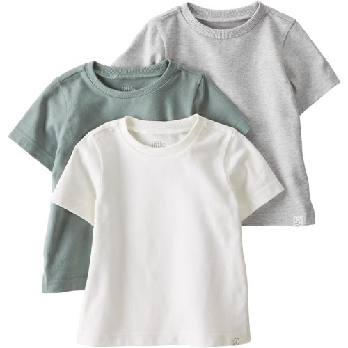 little planet by carter's Baby 3-Pack Tops Made with Organic Cotton - 9M