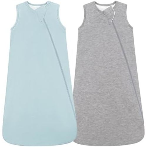 HAPIU Rayon Made from Bamboo Winter Baby Sleep Sack 2.5 TOG, 2-Way Zipper YKK, Warm Quilted Wearable Blanket