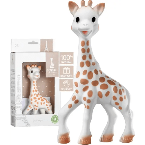 Sophie la girafe | Handcrafted for 60 Years in France | Natural Rubber | Designed for Teething Babies | Awaken All 5 Senses | Easy to Clean