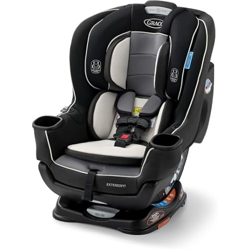 Graco Extend2Fit 2-in-1 Convertible Car Seat, Gotham