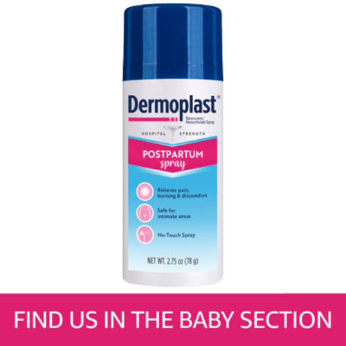 Dermoplast Postpartum Perianal Pain Relief Spray, Unscented, 2.75 oz