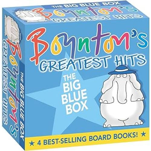 Boynton's Greatest Hits The Big Blue Box (Boxed Set): Moo, Baa, La La La!; A to Z; Doggies; Blue Hat, Green Hat