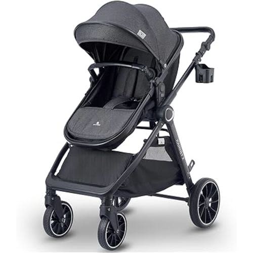 Baby Stroller 2 in 1 Newborn Convertible Stroller Bassinet for Infant New Born Pushchair 0-36 Month