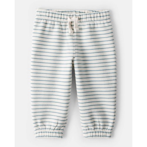 Baby Boy Stripe Fleece Pants - Blue - Carter's | Carter's