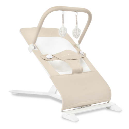 Baby Delight Alpine Deluxe Organic Portable Baby Bouncer, for Infants 0-6 Months, Organic Oat