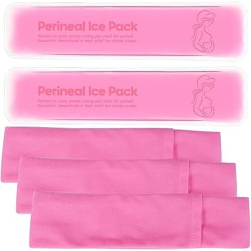 Reusable Perineal Cooling Pad for Postpartum and Hemorrhoid Pain Relief,Instant Perineal Cold Pack,Vaginial Ice Pack for Pain Relief (Color-Pink)