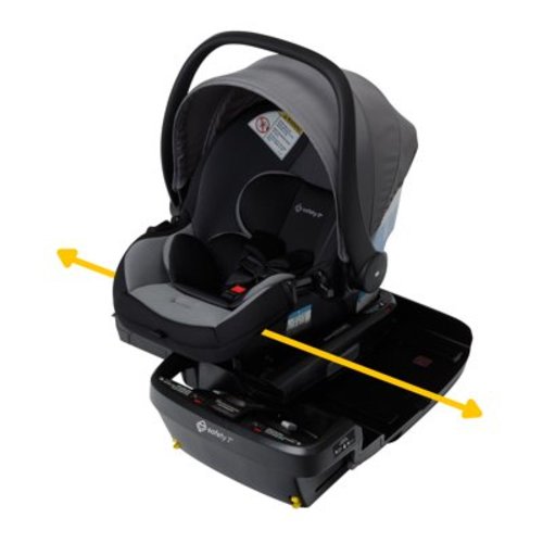 Safety 1st onBoard Slide Infant Car Seat Featuring SafetySlide Base, Basalt Stone, Unisex
