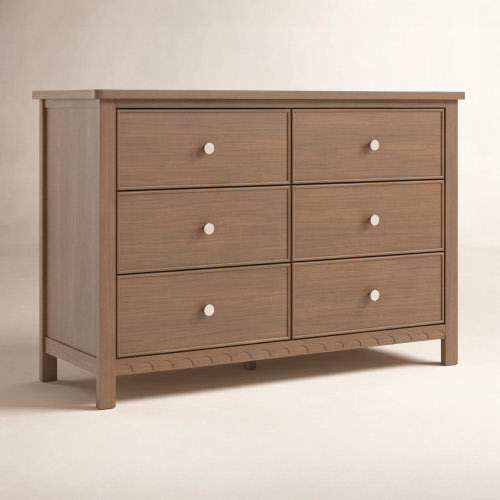 Graco Sasha 6-Drawer Double Dresser & Reviews | Birch Lane