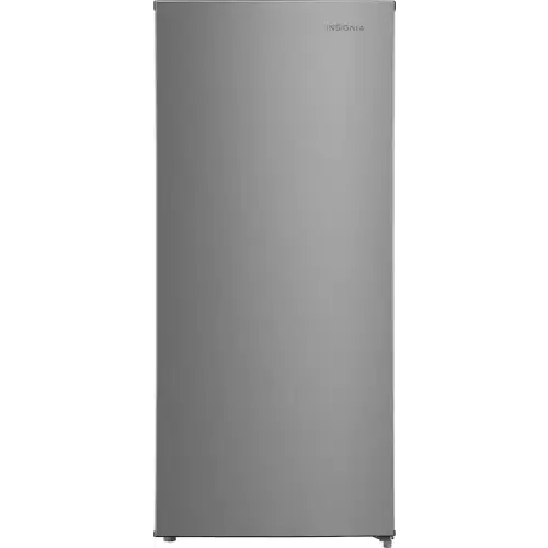 Insignia™ - 7.1 Cu. Ft. Garage Ready Upright Convertible Freezer - Stainless Steel Look