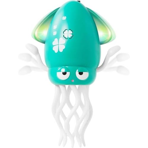 Dancing Octopus Baby Girl Toys, Pink Electric Crawling Squid Infant Tummy Time Toy with Light & Music, Interactive Sensory Toy for Toddlers & Kids (Ages 0-6+), Birthday Gift for 6 12 18 24 36+ Months