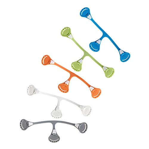 Snappi Cloth Diaper Fasteners - 5-Pack Replaces Diaper Pins - Use with Prefolds and Flats
