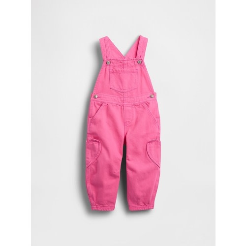 Baby & Toddler Heart-Pocket Horseshoe Overalls