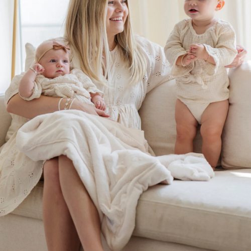 Natural Color LUSH RECEIVING BLANKETS | Saranoni
