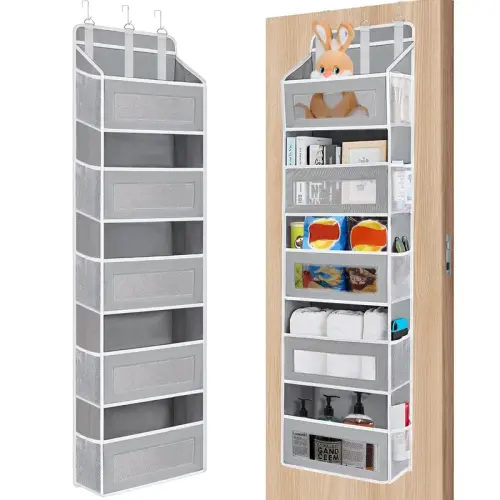 Over The Door Organizer Storage-5-Tier Hanging Organizer wit - TikTok Shop