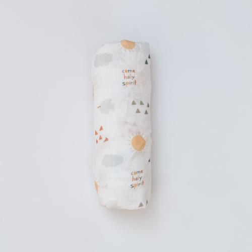 Catholic Baby Swaddle Muslin Blanket - Come Holy Spirit