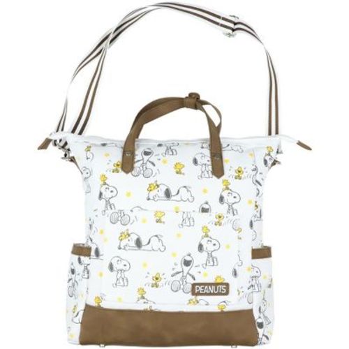 Intimo Peanuts Backpack Snoopy and Woodstock Convertible Totepack with Carrying Handles Multicolored