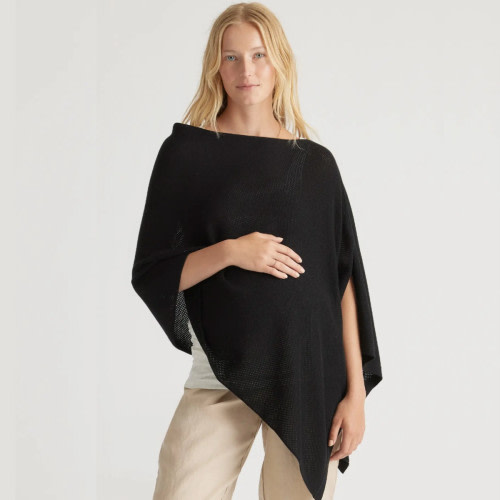 Quince Lightweight Cotton Cashmere Nursing Shawl