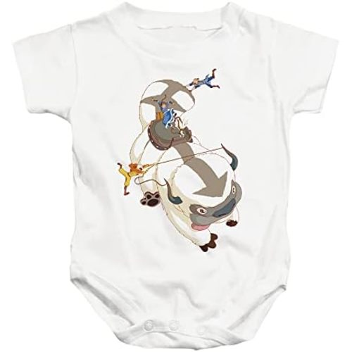 Avatar The Last Airbender Hang On Appa Infant Baby Boys Onesie Snapsuit