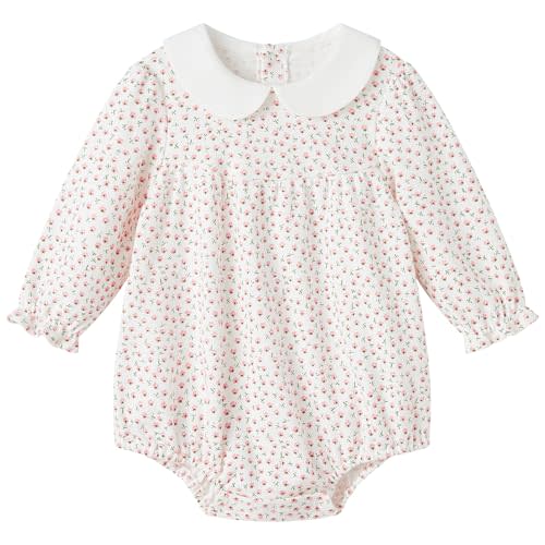 pureborn Baby Girls Boys Bodysuit Super Soft Cotton Romper 0-24 Months