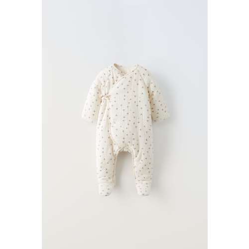 QUILTED FLORAL JUMPSUIT