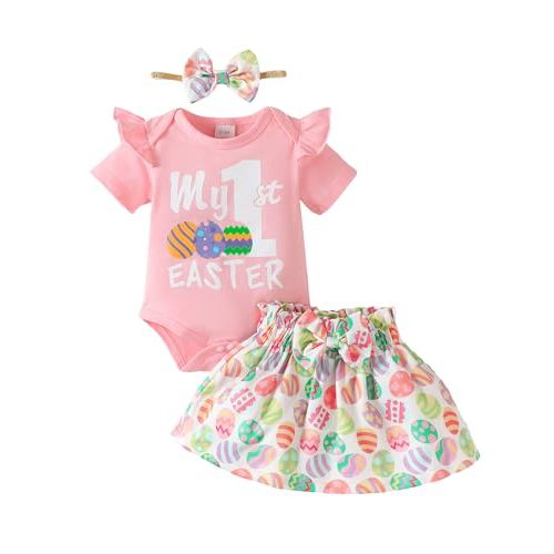 SUNNY PIGGY Baby Girl Clothes Newborn Dress Infant Romper Summer Outfit Cute Toddler Clothing Skirt Set
