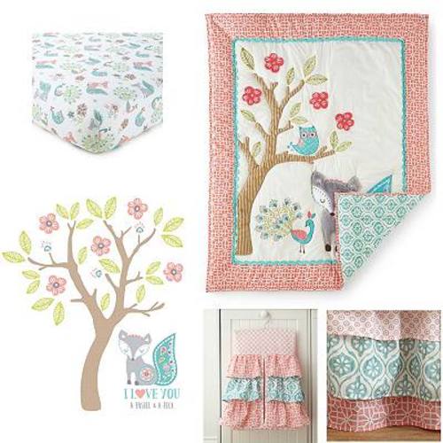 Levtex Baby Fiona 5-Piece Nursery Crib Bedding Set
