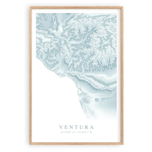 Ventura CA Map Print