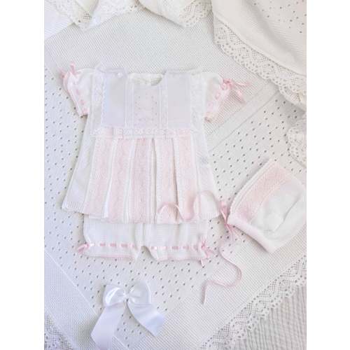 Pink Short Lace Set – Ella Marina Baby
