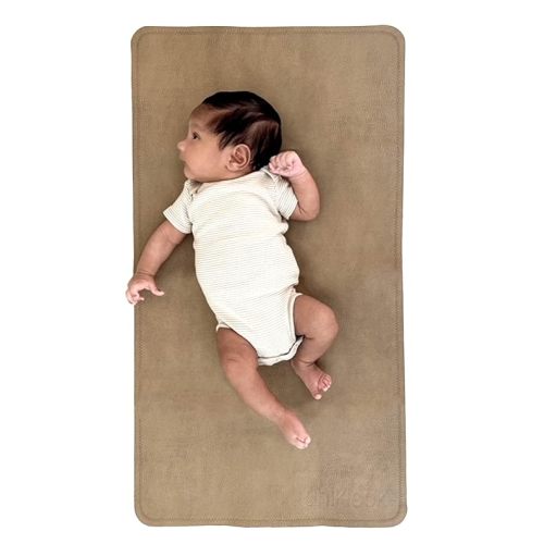 Uniklook Leather Portable Changing Pad for Baby- Vegan Leather Baby Changing Mat - Travel Baby Changing Mat - Baby Changing mat - Multipurpose Portable Diaper Change mat Waterproof 14"x22"