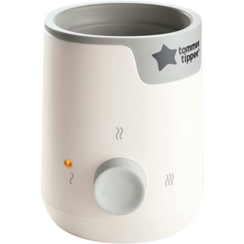 Tommee Tippee Easiwarm Bottle Warmer, Warms Baby Feeds to Body Temperature in Minutes, Automatic Timer, One-Dial Operation, White
