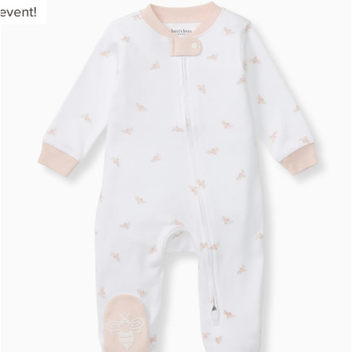 Golden Bee Organic Cotton Sleep & Play - Ranunculus – Burt's Bees Baby
