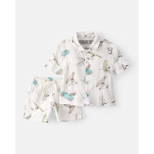 Baby Snoopy 2-Piece Gauze Outfit Set - Carter's | Carter's