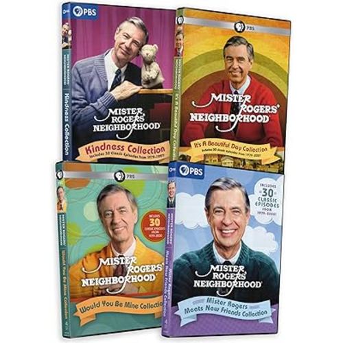 Mr.Rogers Neighborhood - Super Family DVD Collection - 120 Episodes From The Classic Series 1979-2000; It's A Beautiful Day / Kindness / Meets New Friends / Would You Be Mine