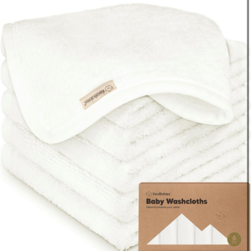 6-Pack Baby Wash Cloths - Organic Bamboo Baby Face Cloth, Baby Wash Cloth, Baby Towel, Bamboo Washcloths, Baby Essentials for Newborn, Kids, Baby Bath Face Towel, Soft Face Washers (White) : Amazon.com.au: Baby