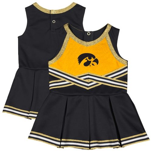 Iowa Hawkeyes Colosseum Girls Infant Lollipop Park Cheer Dress - Black