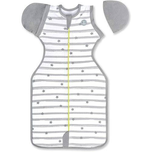 bblüv - Sleëp - Transition Zipper Swaddle Sack with Removable Sleeves -Arms Up Swaddle for Newborns and Infants - Medium