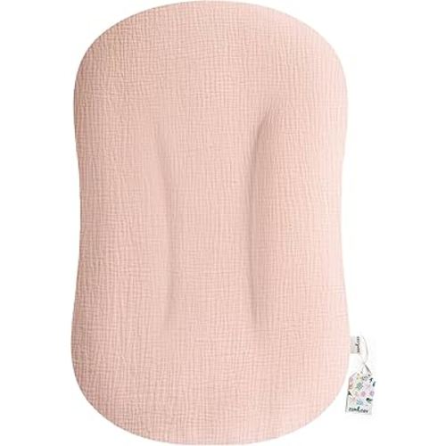 Muslin Baby Lounger Cover - Organic Cotton Baby Pillow Lounger Cover for Newborn - Soft and Breathable Infant Pillow Lounger Cover - Covers Only