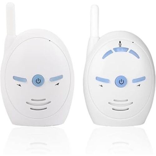 Dioche Audio Baby Monitor, Digital Audio Baby Monitor Nanny Intercom Electronic Alarm Two-Way and Talk Back Intercom (US)