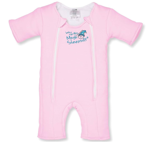 Baby Merlin's Magic Sleepsuit Transition Product - 3-6 Months Swaddle Transition Sleepsuit - Soft Cotton Material with Double Zipper for Easy Diaper Changes - Promotes Safe Sleep for Babies - Blue
