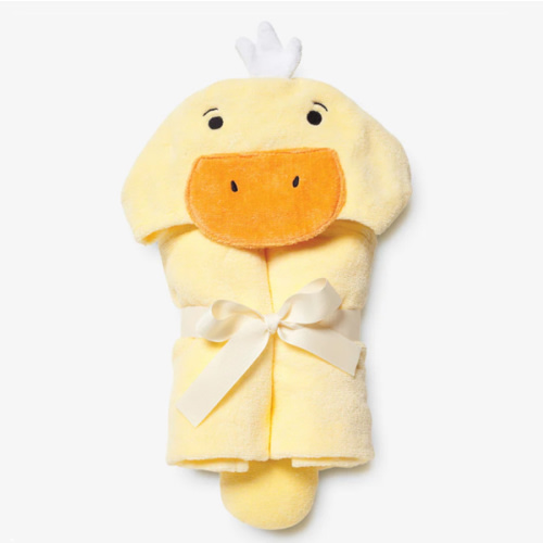 Yellow Duckie Hooded Baby Bath Wrap – Elegant Baby