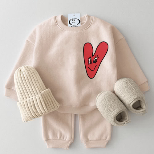 Baby 2-Piece Smile Heart Casual Set