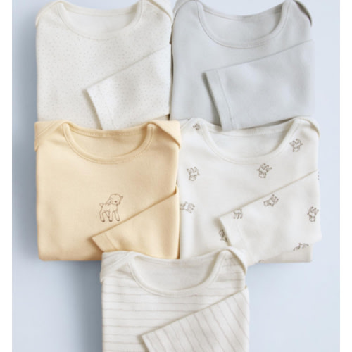 FIVE-PACK OF LAMB BODYSUITS - Ecru | ZARA United States