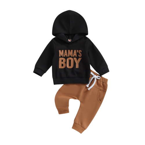 Loliuicca Toddler Newborn Baby Boy Outfit Long Sleeve Sweatshirts Pants Clothes Set Infant Boys Fall Winter 2PCS