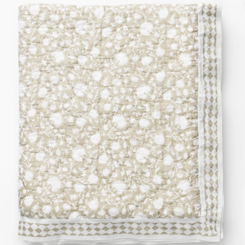 Arcadia Block Print Kids Quilt